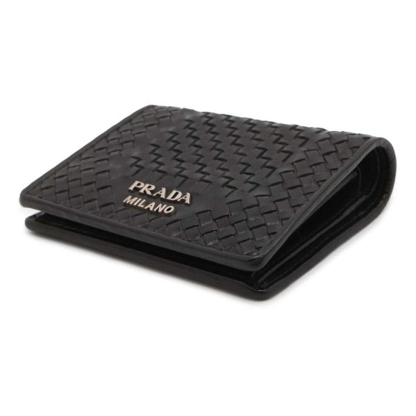 9684676 02 Prada Wallet Mini Wallet Black