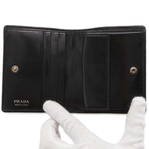 9684676 04 Prada Wallet Mini Wallet Black