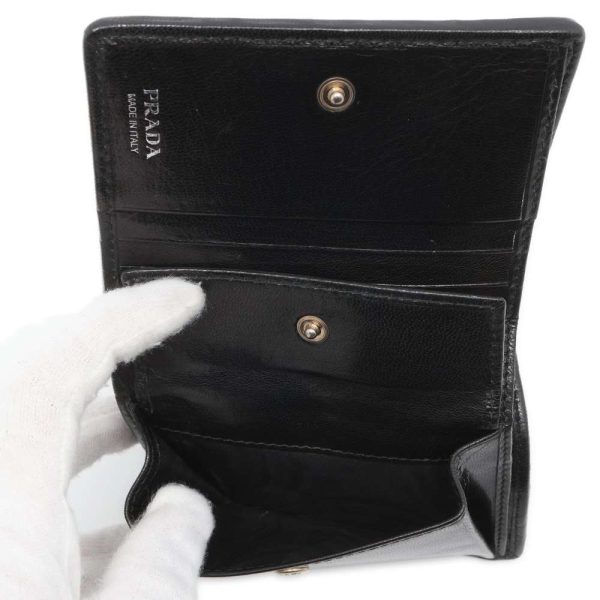 9684676 06 Prada Wallet Mini Wallet Black