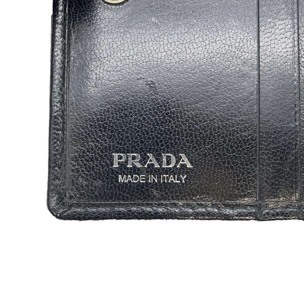 9684676 12 Prada Wallet Mini Wallet Black