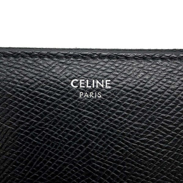 9684706 12 Celine Large Zipped Wallet Black