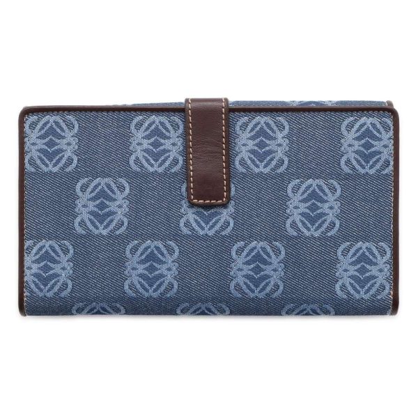 9684720 03 LOEWE Anagram Denim Long Wallet