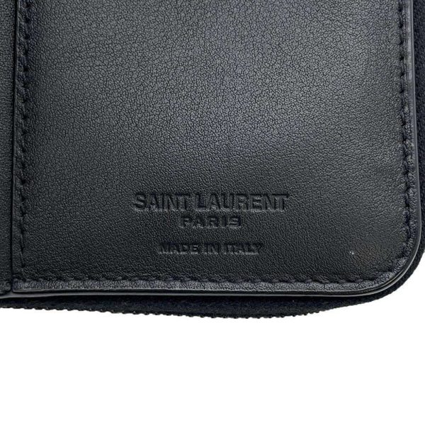 9684935 15 Saint Laurent Paris Leopard Patent Wallet Leopard Black