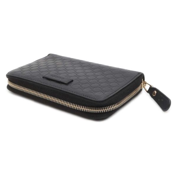 9684942 02 Gucci Micro Guccisima Long Wallet Black