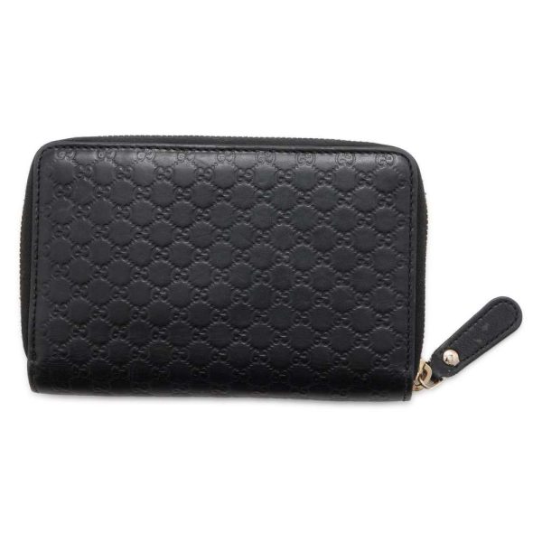 9684942 03 Gucci Micro Guccisima Long Wallet Black