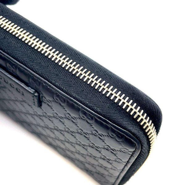 9684942 10 Gucci Micro Guccisima Long Wallet Black