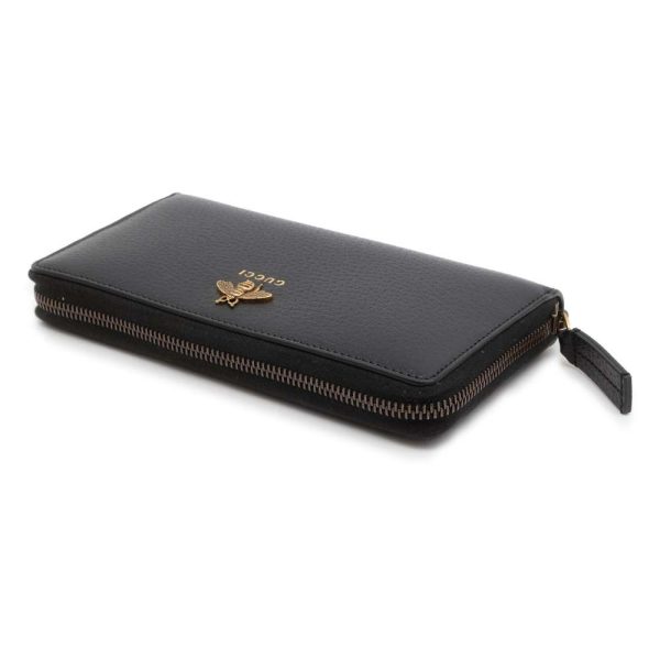 9684959 02 Gucci Animalier Wallet Bee Black