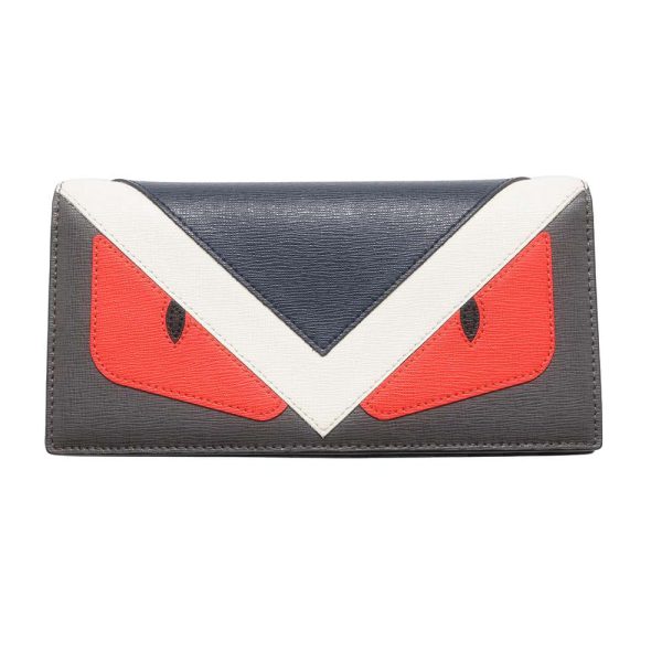 9684966 01 Fendi Monster Long Wallet Bifold