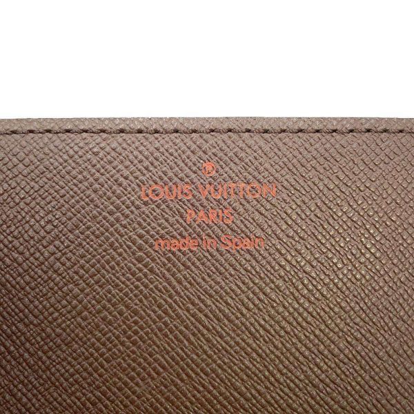 9685192 11 Louis Vuitton Envelope Carte de Visite Card Case Damier Ebene Brown