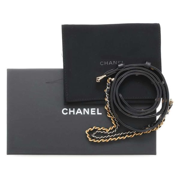 9685499 12 Chanel Waist Bag Matelasse Goatskin Black