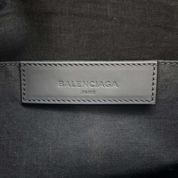 9685802 14 Balenciaga Blue Clip M Clutch Bag Beige Black