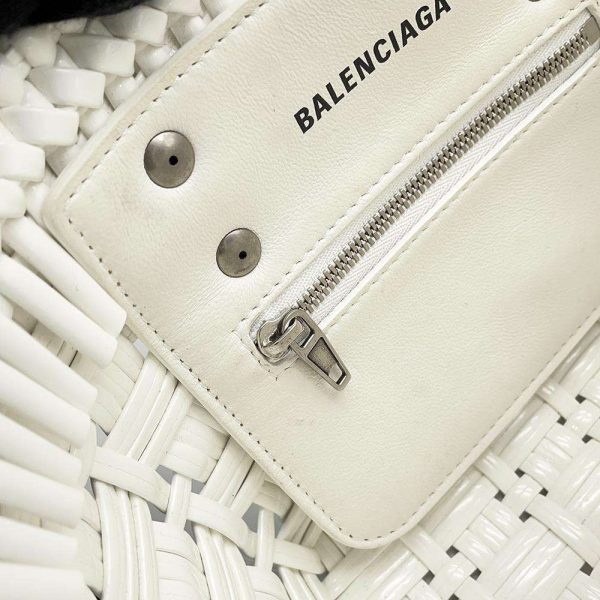 9685833 10 Balenciaga Bistro XXS Shoulder Bag White