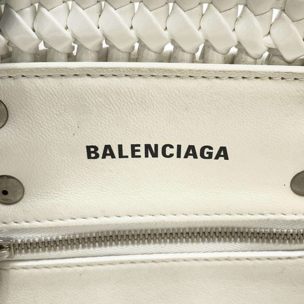 9685833 15 Balenciaga Bistro XXS Shoulder Bag White