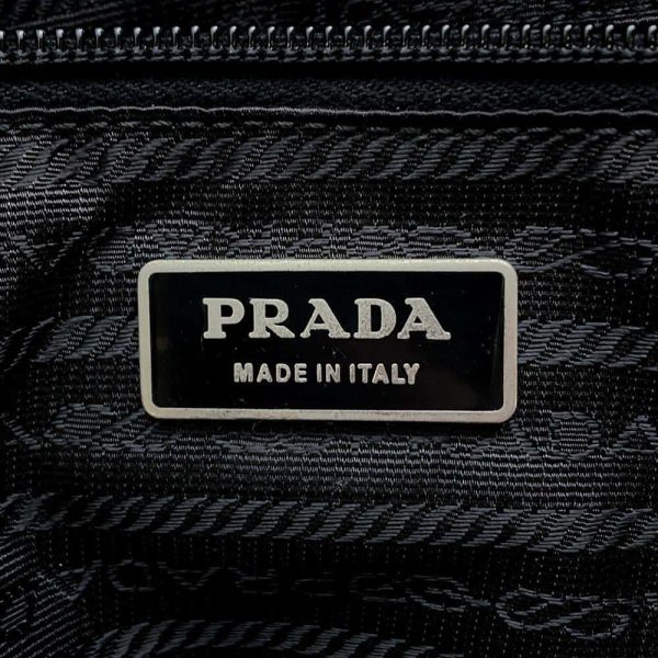 9685864 13 Prada Nylon 2way Bag Black