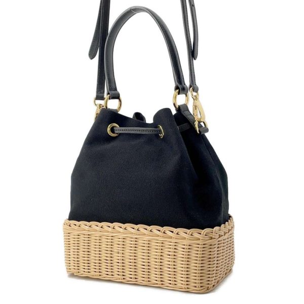 9685888 02 Prada Plage Wicker Basket Bag Raffia 2way Shoulder Bag