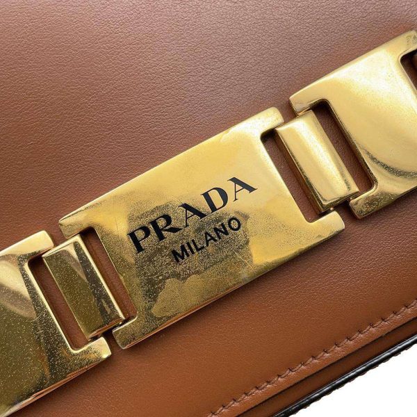 9685925 11 Prada Shoulder Bag Brown