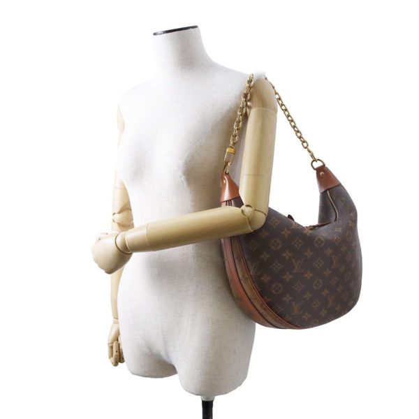 9685994 04 Louis Vuitton Loop Hobo Shoulder Bag Monogram Reverse Brown