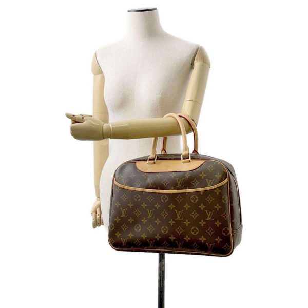 9686007 04 Louis Vuitton Bowling Vanity Handbag Monogram Brown