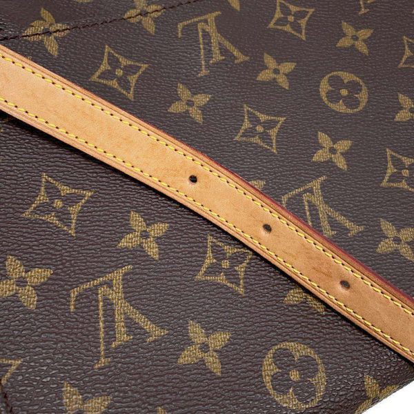 9686076 08 Louis Vuitton Musette Tango Shoulder Bag Monogram Brown