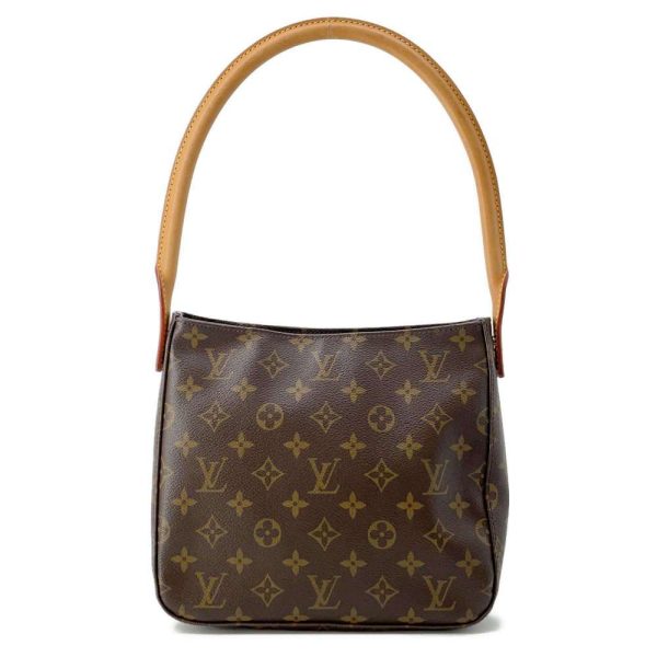 9686083 01 Louis Vuitton Looping MM Shoulder Bag Monogram Brown