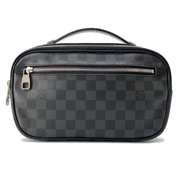 9686458 01 Louis Vuitton Umbrella Body Bag Damier Graphite Black