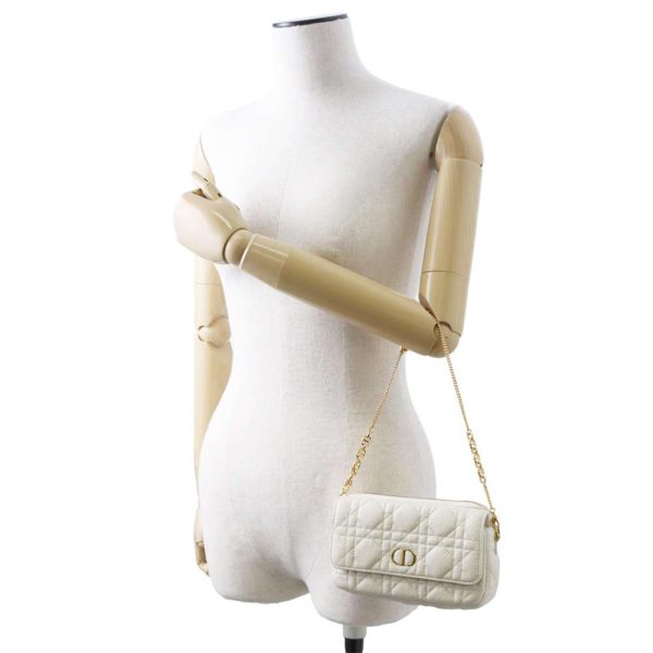 9686670 05 Christian Dior Caro Canage Shoulder Bag White