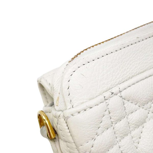 9686670 17 Christian Dior Caro Canage Shoulder Bag White