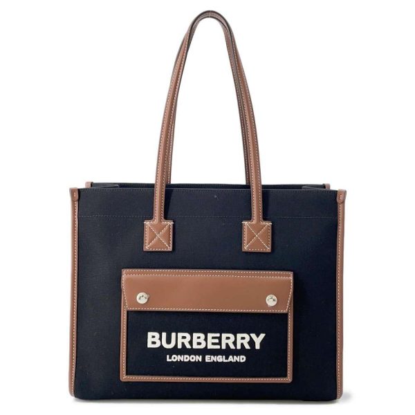 9686984 01 Burberry Freya Tote Bag Black