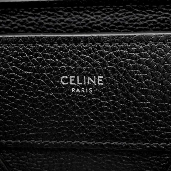 9687035 09 Celine Luggage Shopper Micro Handbag Black