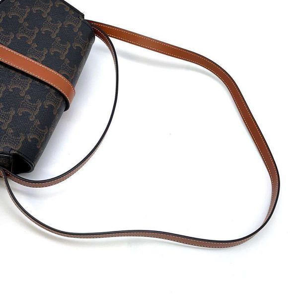 9687042 11 Celine Triomphe Clutch Handbag Strap