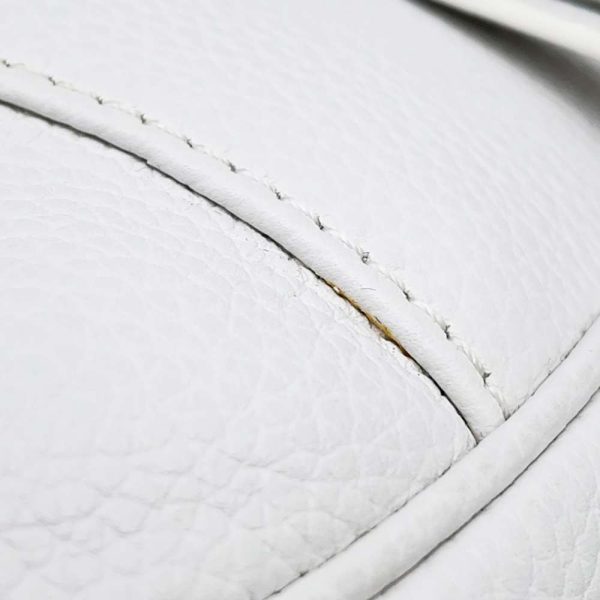 9687172 08 Christian Dior Saddle Body Bag White