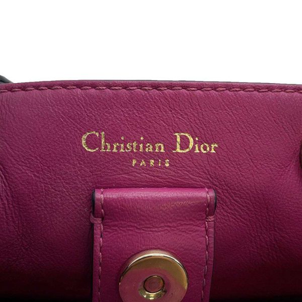 9687417 16 Christian Dior Diorissimo 2way Handbag Black