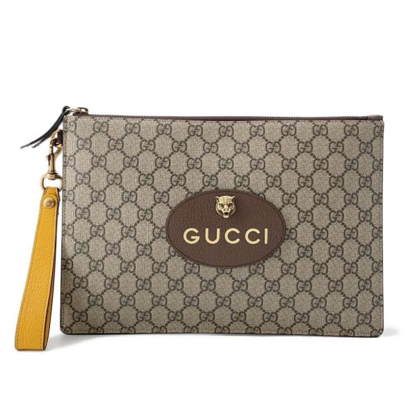 9687455 01 Gucci Clutch Bag Neo GG Supreme Shoulder Bag Pouch