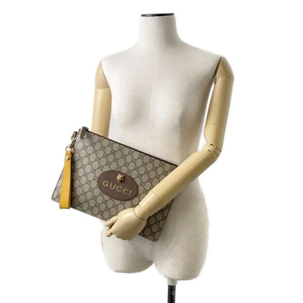 9687455 04 Gucci Clutch Bag Neo GG Supreme Shoulder Bag Pouch