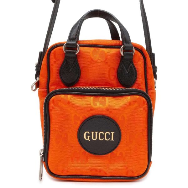 9687509 01 Gucci Off The Grid GG Nylon Shoulder Bag Black