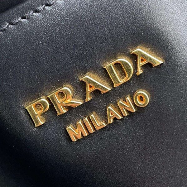 9687578 14 Prada Tote Bibliothake 2WAY Shoulder Bag Black