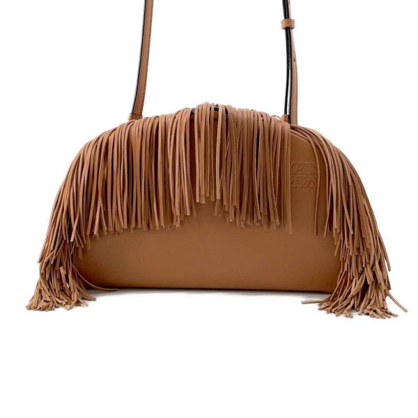 9687608 01 LOEWE Heel Fringe Shoulder Bag