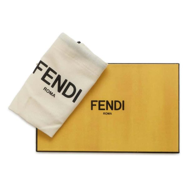 9687639 14 Fendi Selleria Continental Wallet Bicolor Calf Leather