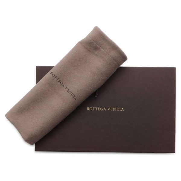 9687646 12 Bottega Veneta Padded Paper Long Wallet Black