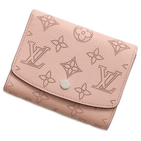 9687707 01 Louis Vuitton Iris Bifold Wallet Monogram Mahina Pink