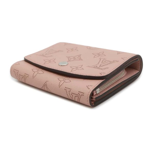 9687707 02 Louis Vuitton Iris Bifold Wallet Monogram Mahina Pink