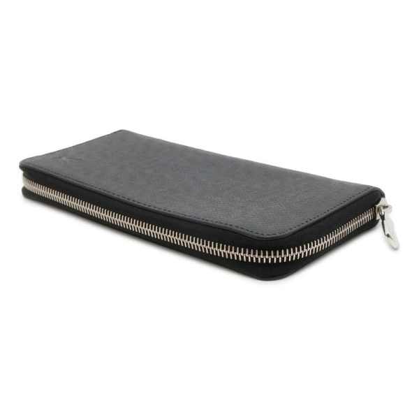 9687721 02 Louis Vuitton Zippy Wallet Vertical Long Wallet Taiga Black