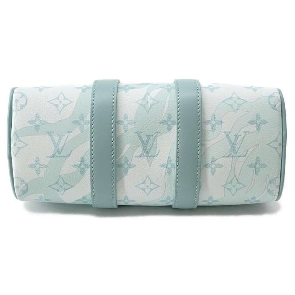 9688155 03 Louis Vuitton Keepall Bandouliere 25 Handbag Monogram Aqua Garden