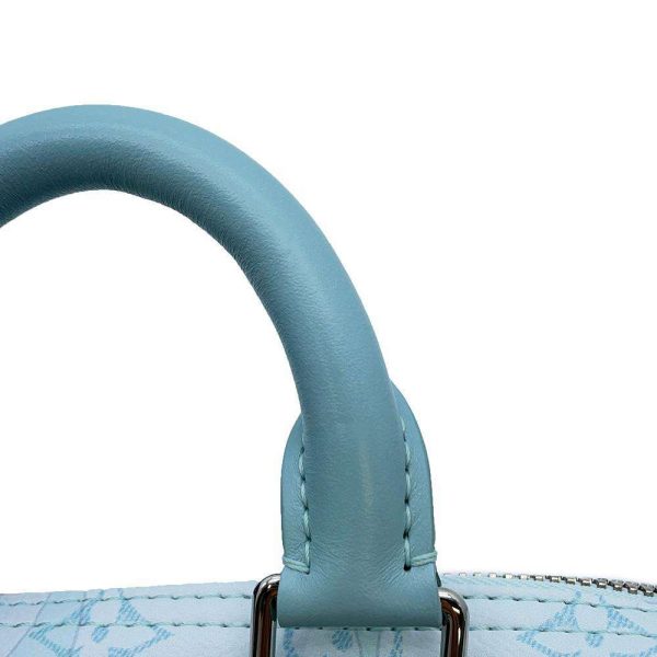 9688155 09 Louis Vuitton Keepall Bandouliere 25 Handbag Monogram Aqua Garden