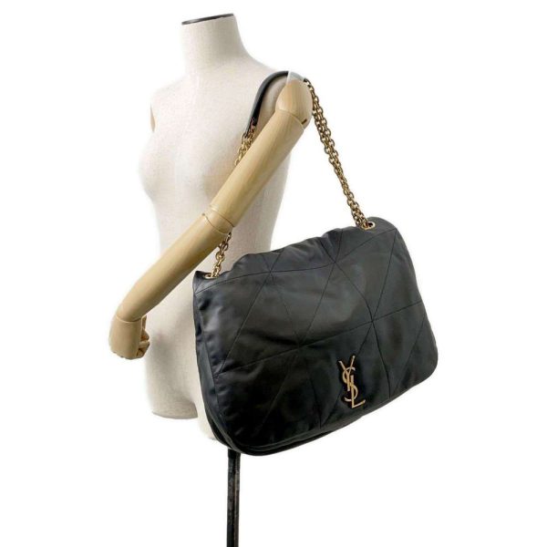 9689466 04 Saint Laurent Paris Jamie 43 Lambskin Chain Shoulder Bag Black