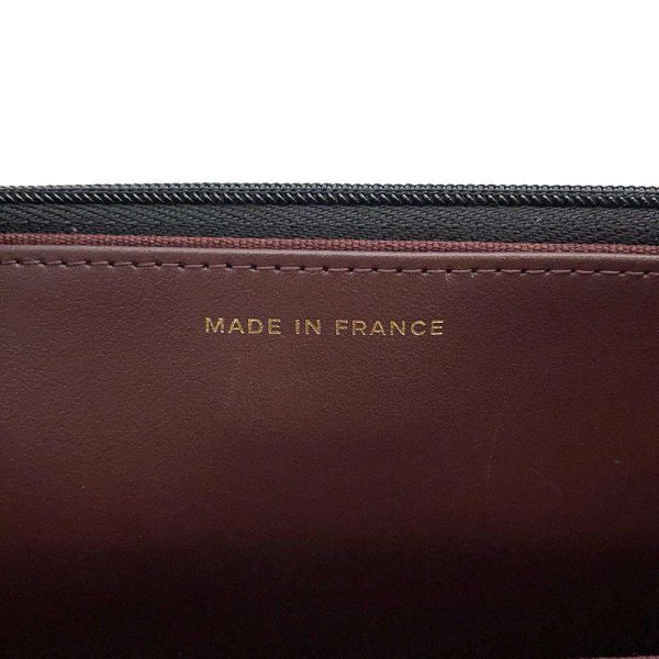 9689503 11 Chanel Matelasse Chain Wallet Caviar Skin Black