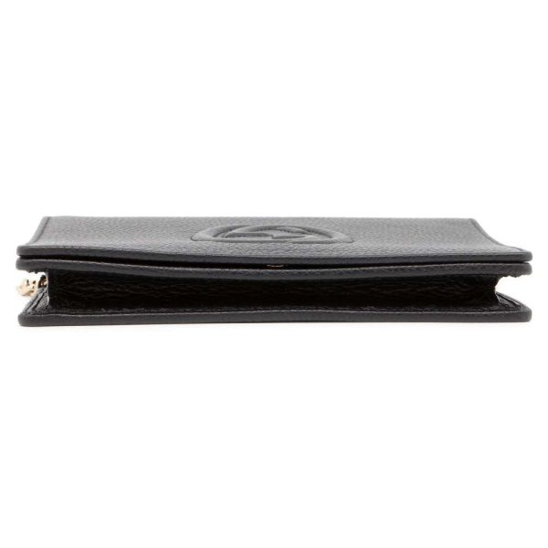 9691049 03 Gucci Interlocking G Soho Chain Wallet Black