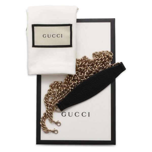 9691049 09 Gucci Interlocking G Soho Chain Wallet Black