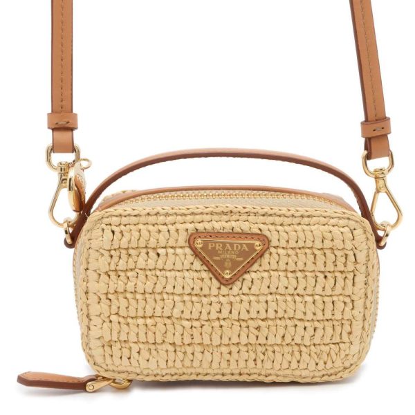 9692176 01 Prada Crochet Mini Pouch Shoulder Bag