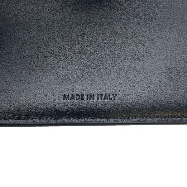 9694743 12 Celine Triomphe Small Flap Wallet Black